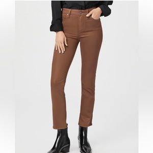 Paige Jeans - Cindy Cognac Luxe Coating Size 32